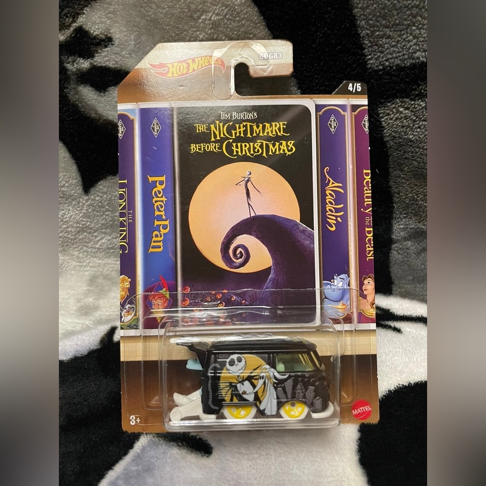 NEW SEALED Nightmare Before Christmas NBC Hot Wheels 2022 Jack Skellington movie